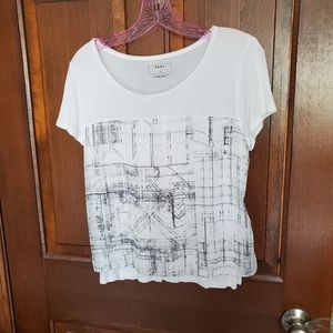 DKNY Cap Sleeve shirt